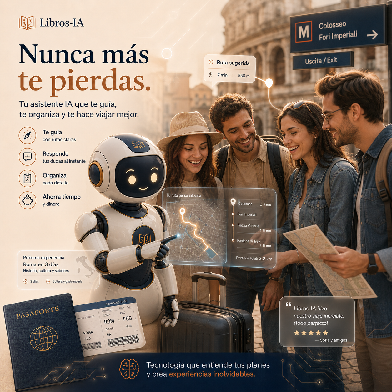 Viaja con IA: planifica escapadas, vacaciones y rutas como un pro