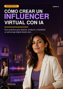 Nueva portada del ebook Cómo crear un influencer virtual con IA