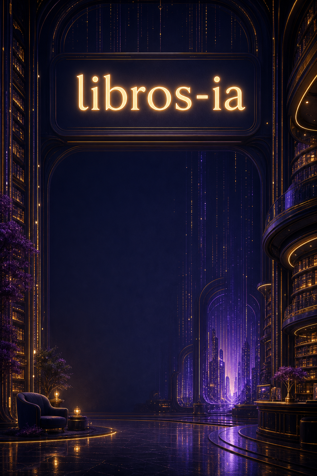 Biblioteca futurista de inteligencia artificial de libros-ia